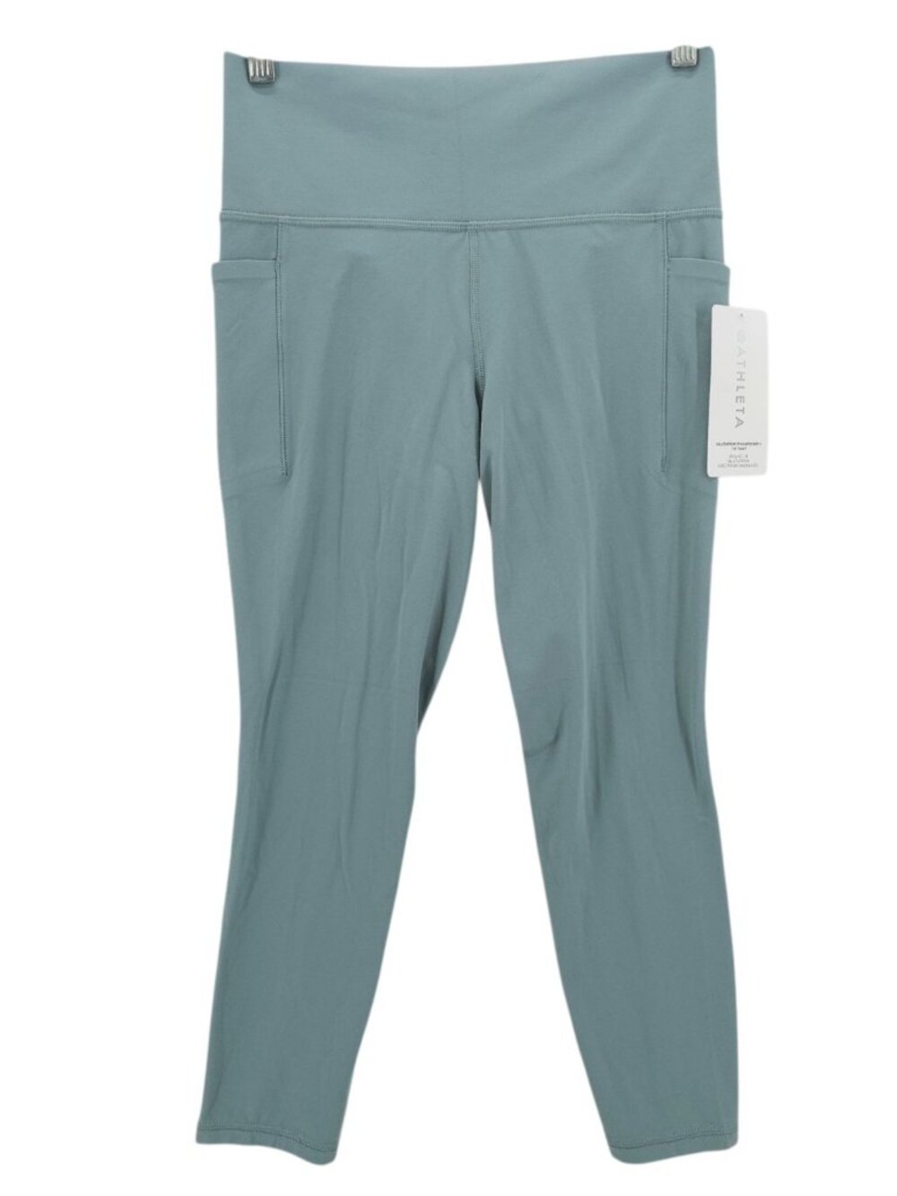 NWT ATHLETA Salutation Stash Pocket 7/8 Tight Leggings Minimalistic Grey MEDIUM